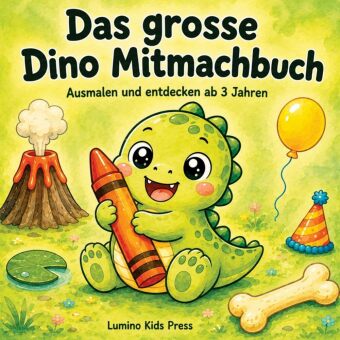 Könyv Das große Dino Mitmachbuch Mira Falkner