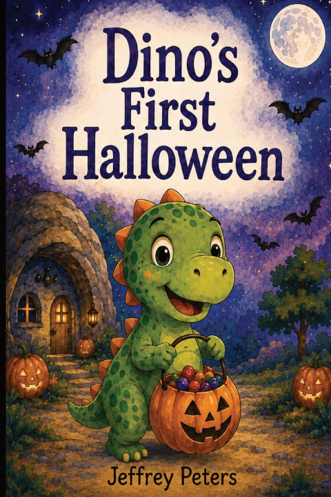 Könyv Dino's First Halloween Jeffrey Peters