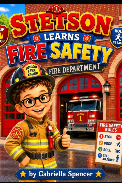 Książka Stetson Learns Fire Safety Gabriella Spencer