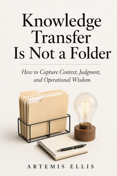 Boek Knowledge Transfer Is Not A Folder Artemis Ellis