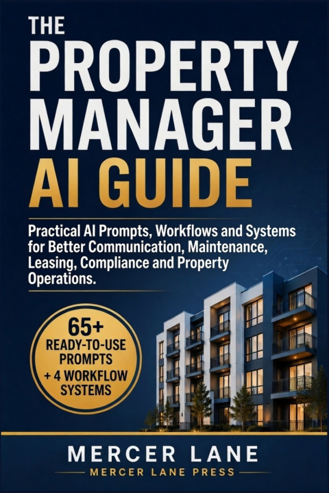 Buch The Property Manager AI Guide Mercer Lane