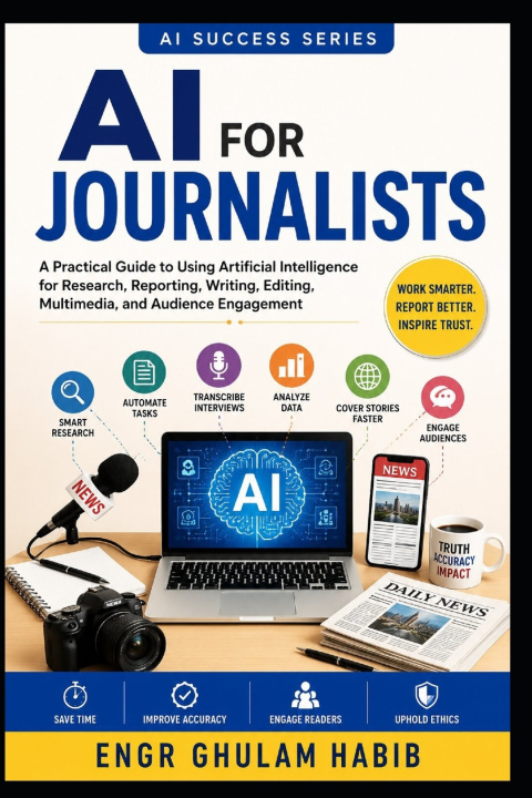 Książka AI for Journalists Zain Habib