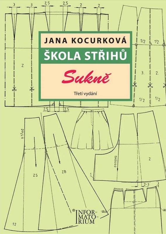 Boek Škola střihů - Sukně Jana Kocurková