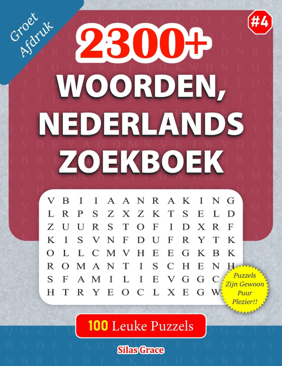 Livro 2300+ WOORDEN, NEDERLANDS ZOEKBOEK Silas Grace
