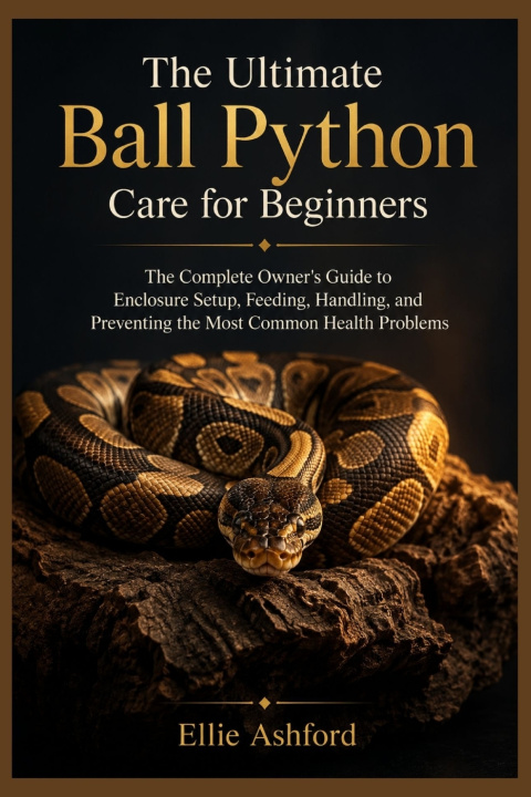 Książka THE ULTIMATE BALL PYTHON CARE FOR BEGINNERS ELLIE ASHFORD