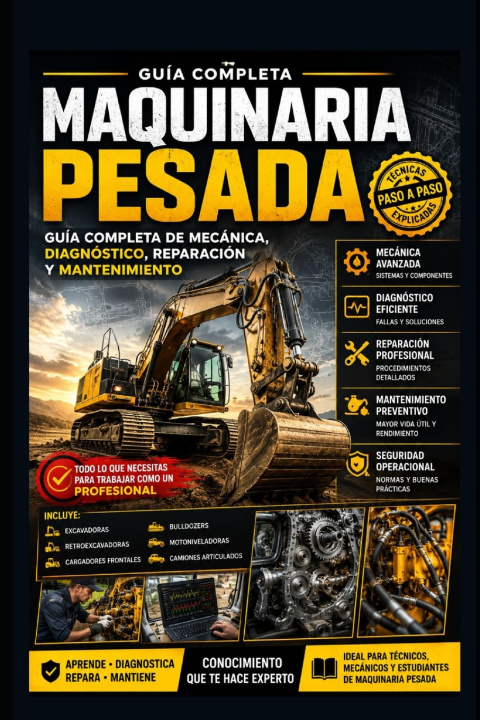 Książka Maquinaria Pesada Editorial Sinergia Técnica