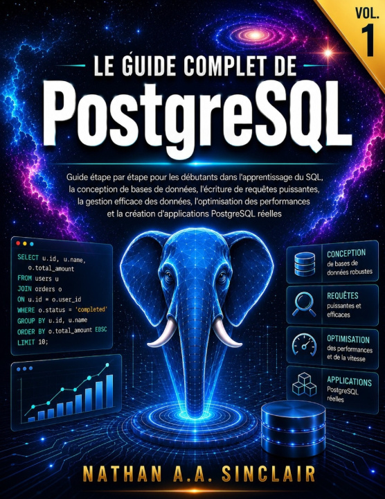Książka Le guide complet de PostgreSQL VOL.1 Nathan A.A. Sinclair