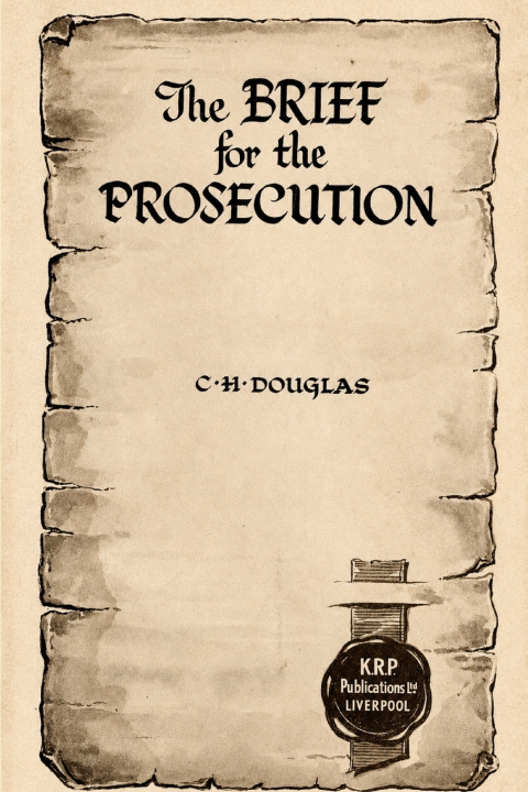 Książka Brief for the Persecution Clifford Hugh Douglas