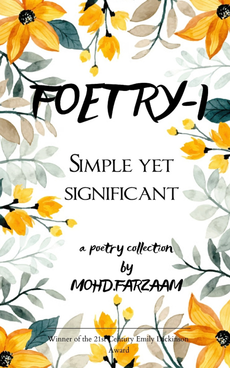 Książka Foetry-I Simple yet significant Mohd. Farzaam
