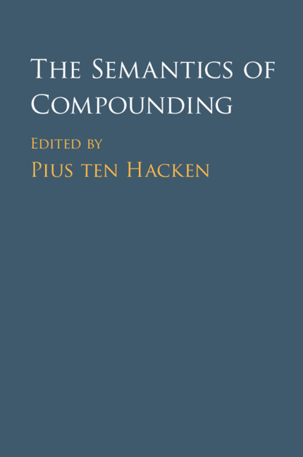 Livro The Semantics of Compounding Pius ten Hacken