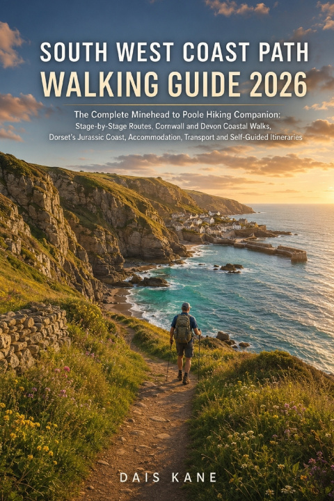 Carte SOUTH WEST COAST PATH WALKING GUIDE 2026 Dais Kane
