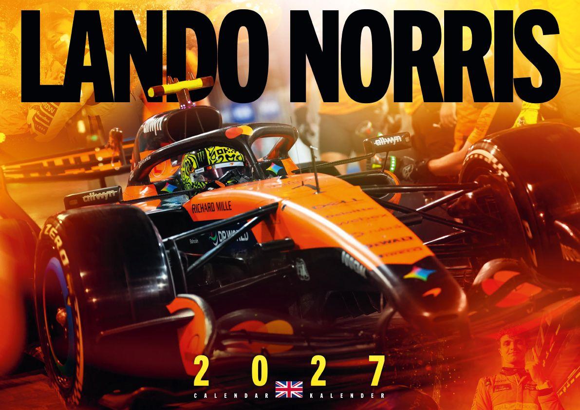 Koledar/Rokovnik Lando Norris Kalender 2027 Lando Norris