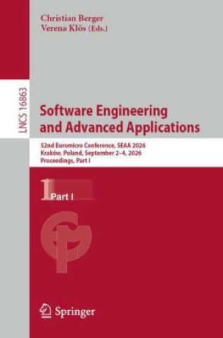 Book Software Engineering and Advanced Applications Christian Berger
