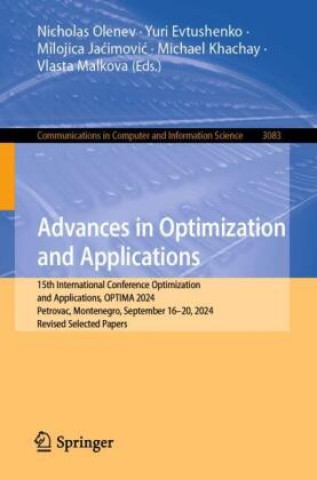 Buch Advances in Optimization and Applications Nicholas Olenev