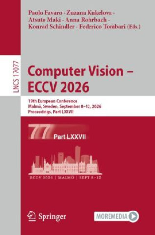 Kniha Computer Vision - ECCV 2026 Paolo Favaro