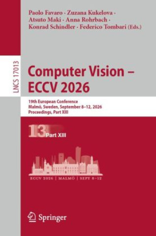Knjiga Computer Vision - ECCV 2026 Paolo Favaro