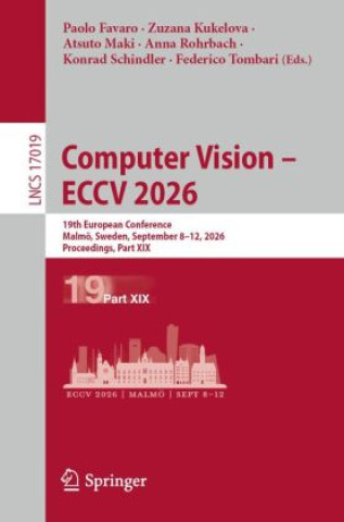 Książka Computer Vision - ECCV 2026 Paolo Favaro