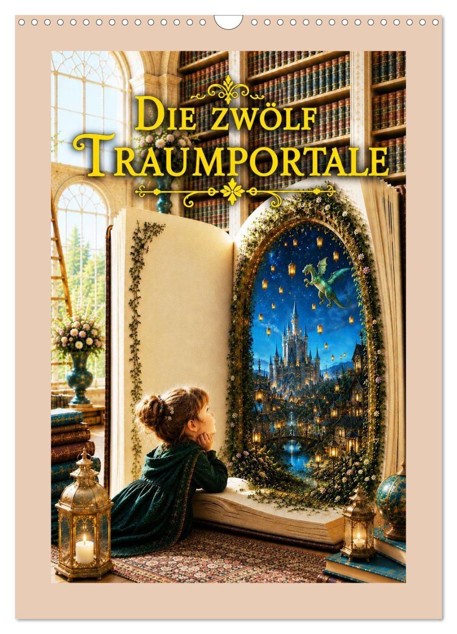 Kalender/Terminbuch Die zwölf Traumportale (Wandkalender 2027 DIN A3 hoch), CALVENDO Monatskalender Calvendo
