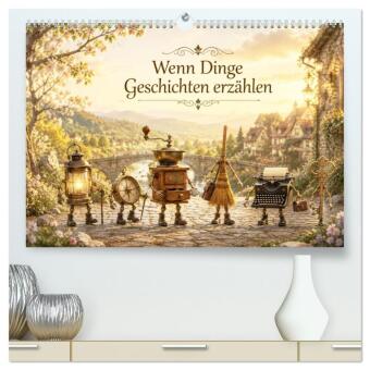 Kalender/Terminbuch Wenn Dinge Geschichten erzählen (hochwertiger Premium Wandkalender 2027 DIN A2 quer), Kunstdruck in Hochglanz Calvendo