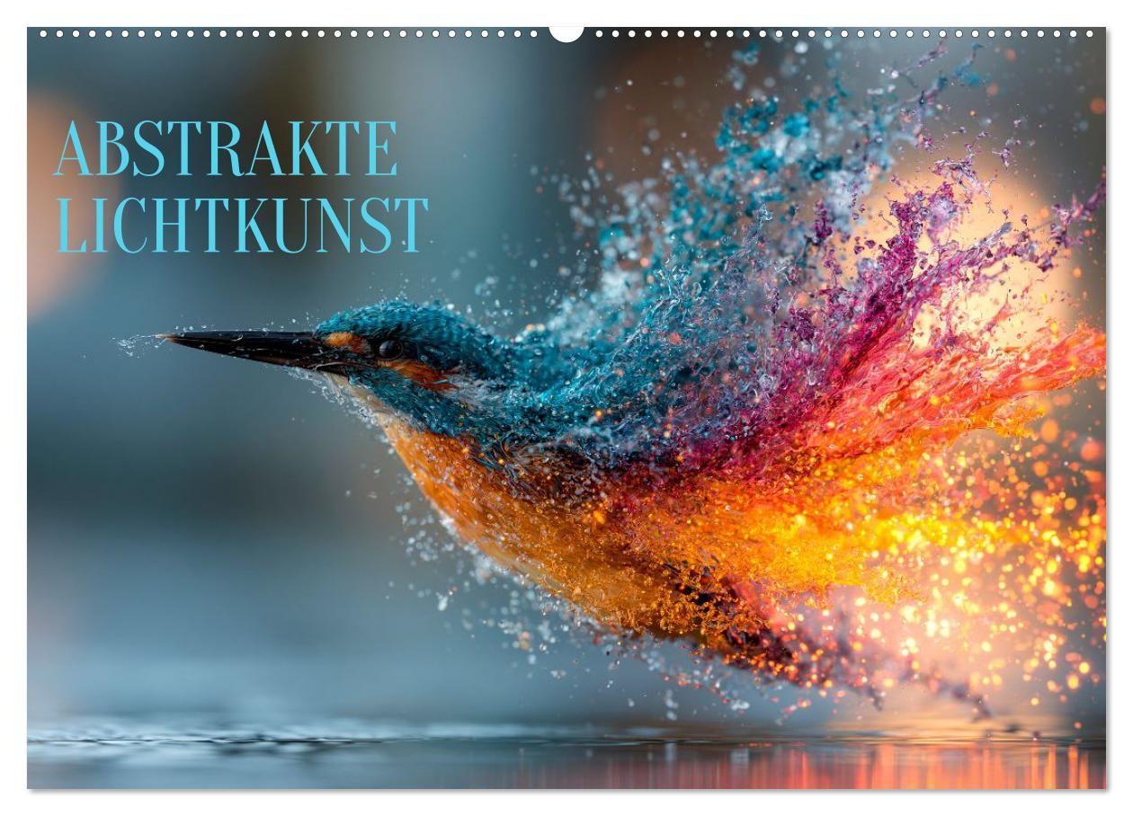 Naptár/Határidőnapló Abstrakte Lichtkunst (Wandkalender 2027 DIN A2 quer), CALVENDO Monatskalender Calvendo