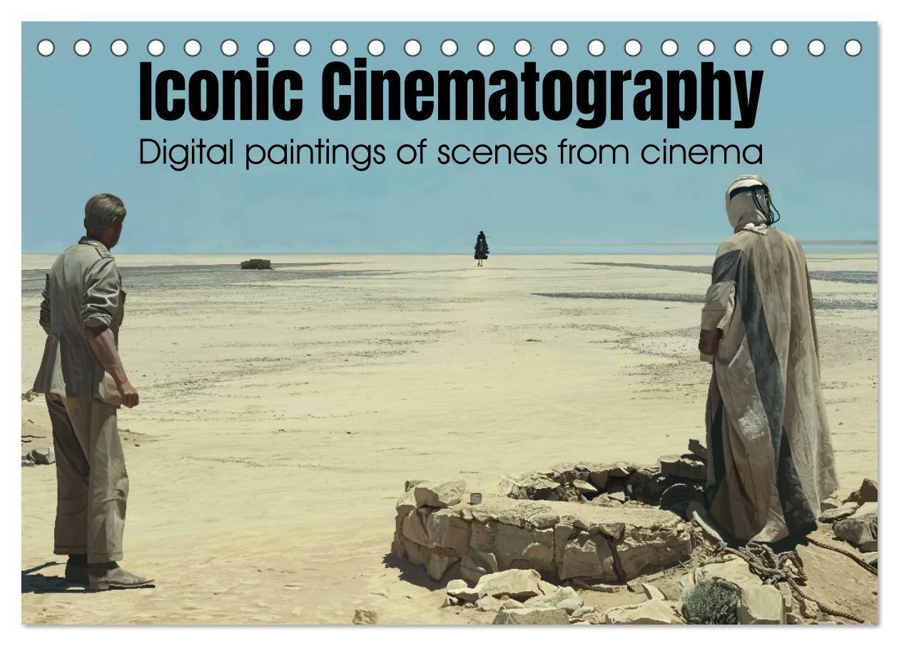 Kalender/agenda Iconic Cinematography (Desk Calendar 2027 DIN A5 landscape), CALVENDO 12 Month DeskCalendar Calvendo