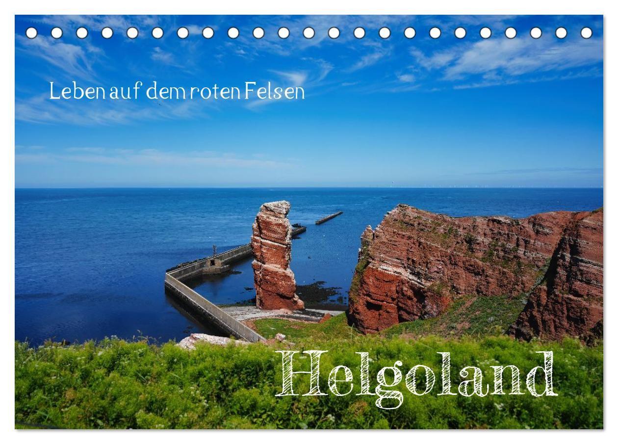 Kalender/agenda Leben auf dem roten Felsen Helgoland (Tischkalender 2027 DIN A5 quer), CALVENDO Monatskalender Calvendo