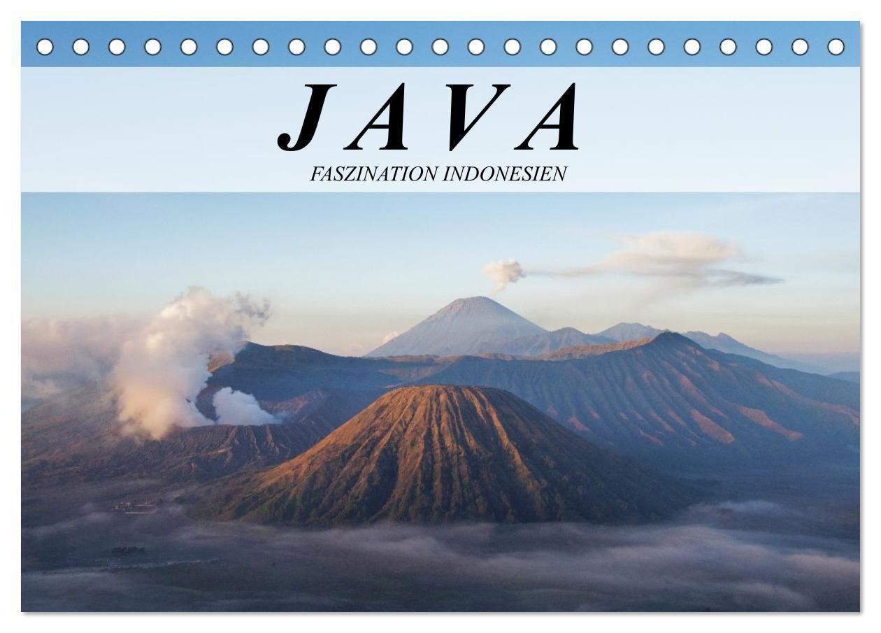 Kalender/Terminbuch Java - Faszination Indonesien (Tischkalender 2027 DIN A5 quer), CALVENDO Monatskalender Calvendo