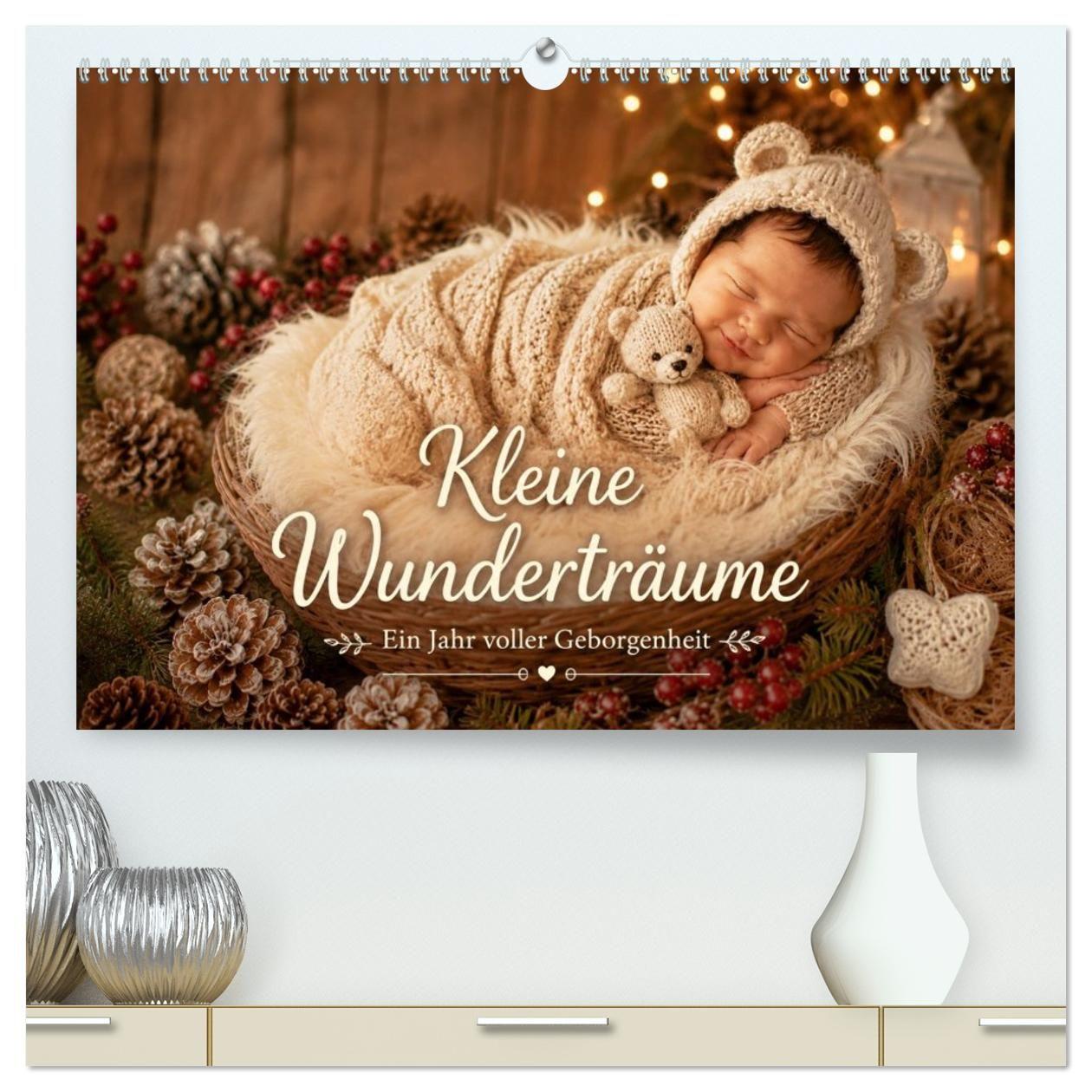 Naptár/Határidőnapló Kleine Wunderträume (hochwertiger Premium Wandkalender 2027 DIN A2 quer), Kunstdruck in Hochglanz Calvendo