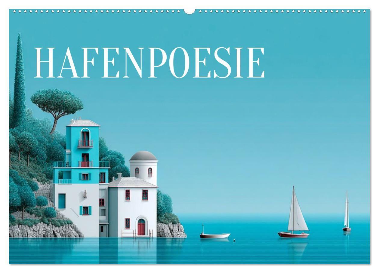 Kalender/Terminbuch Hafenpoesie (Wandkalender 2027 DIN A2 quer), CALVENDO Monatskalender Calvendo