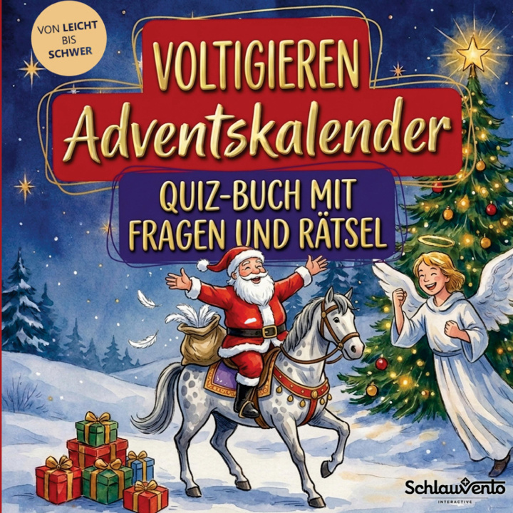 Buch Voltigieren-Adventskalender: Quiz-Buch mit Fragen und Rätsel Schlauvento Interactive
