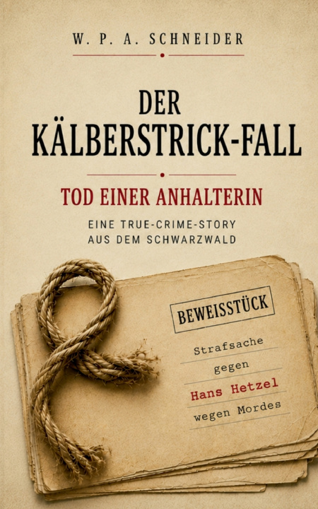 Książka Der Kälberstrick-Fall - Tod einer Anhalterin W. P. A. Schneider