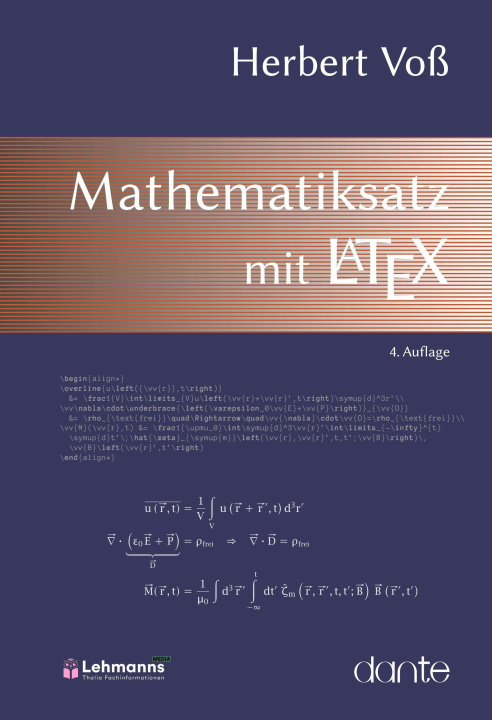 Book Mathematiksatz mit LaTeX Herbert Voß