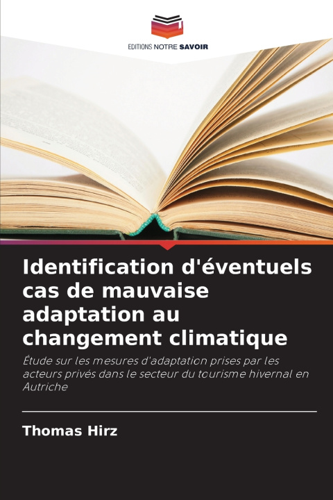 Carte Identification d'éventuels cas de mauvaise adaptation au changement climatique Thomas Hirz