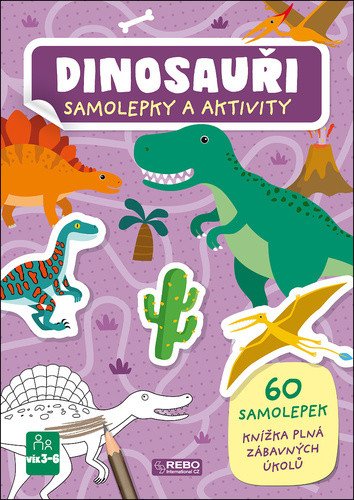 Boek Dinosauři samolepky a aktivity Irena Trevisan