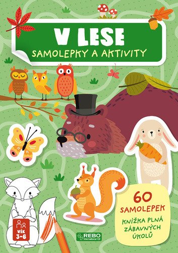Livro V lese samolepky a aktivity 