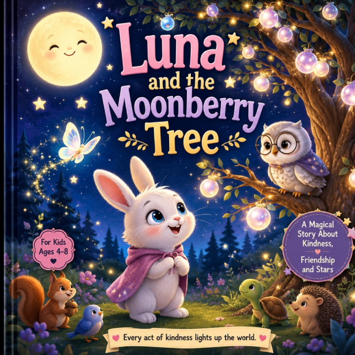Libro Luna and the moonberry tree Leiziya K