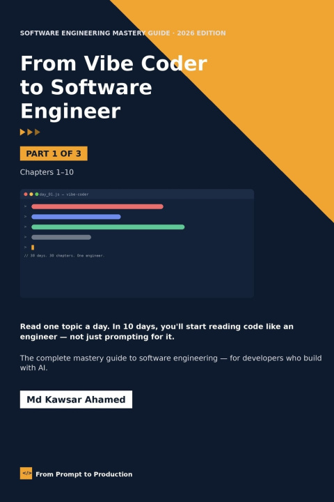 Libro From Vibe Coder to Software Engineer Md Kawsar Ahamed