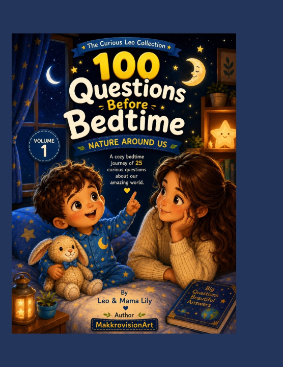 Kniha 100 Questions Before Bedtime Makkrovision Art