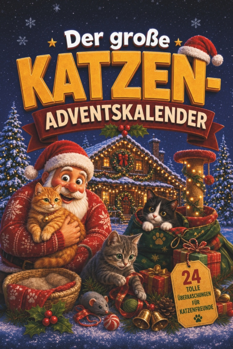 Книга Der große Katzen Adventskalender Friedhelm Wichtel