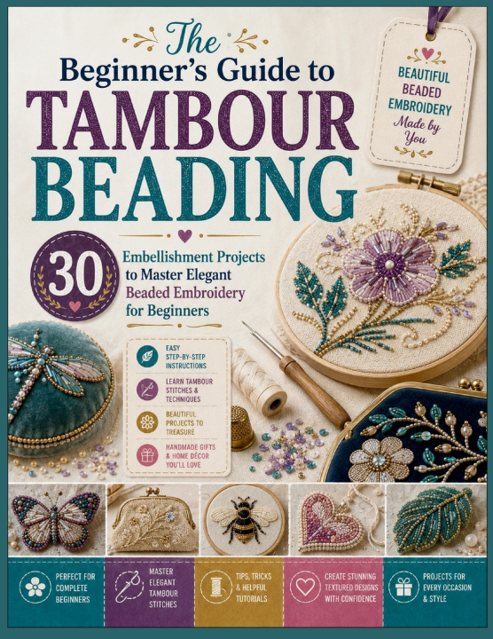 Kniha The Beginner's Guide to Tambour Beading Gina Heirloom