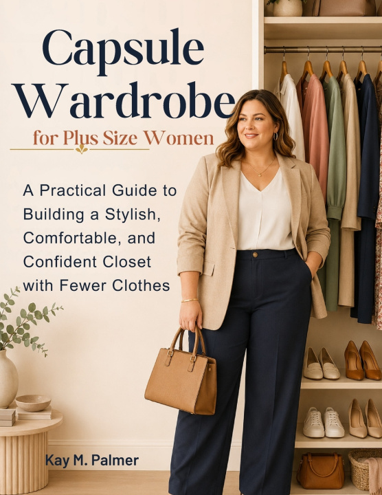 Livro capsule wardrobe for women plus size Kay M. Palmer