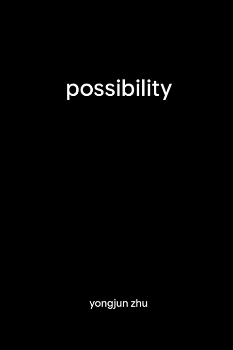 Kniha Possibility Yongjun Zhu