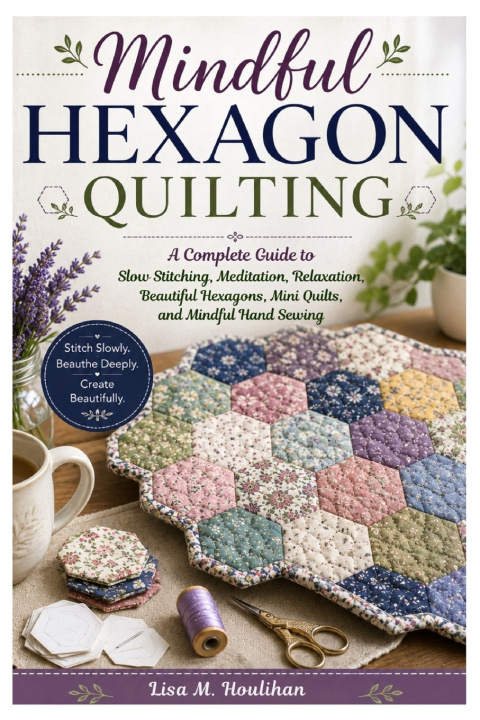 Libro Mindful Hexagon Quilting Lisa M. Houlihan