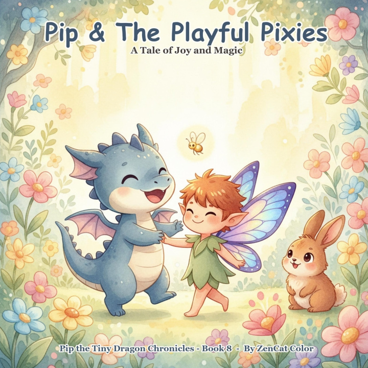 Kniha Pip & The Playful Pixies ZenCat Color