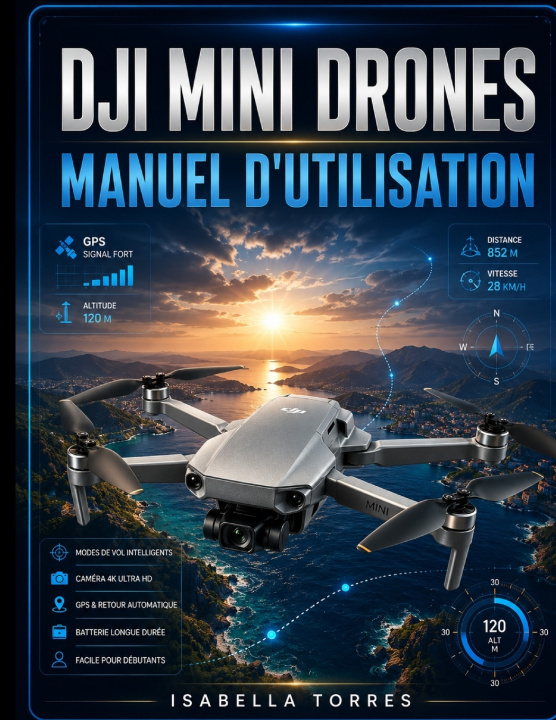 Książka DJI MINI DRONES MANUEL D'UTILISATION ISABELLA TORRES