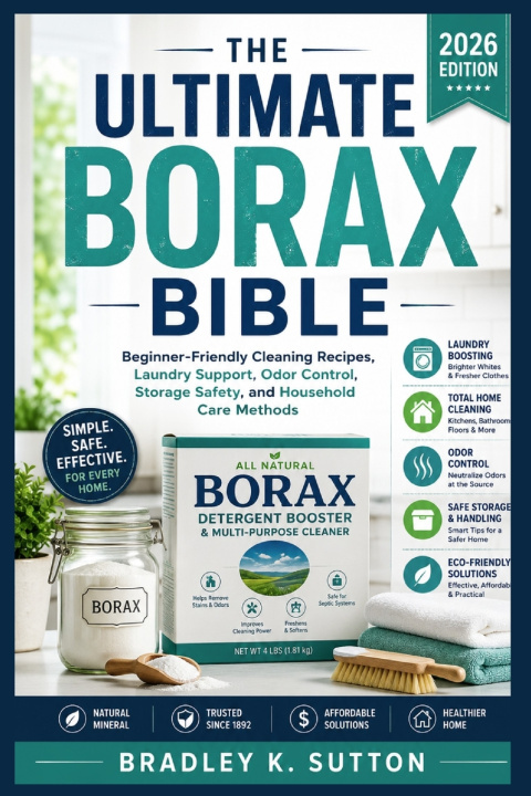 Livro THE ULTIMATE BORAX BIBLE Bradley k. Sutton