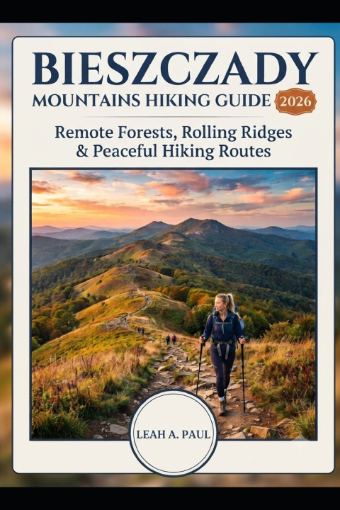 Książka BIESZCZADY MOUNTAINS HIKING GUIDE 2026 LEAH A. PAUL