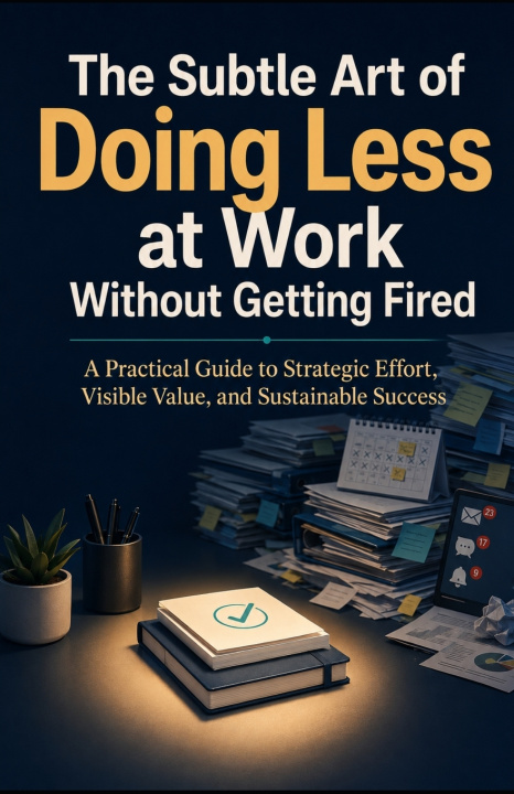 Libro The Subtle Art of Doing Less at Work Without Getting Fired Tony Hicks