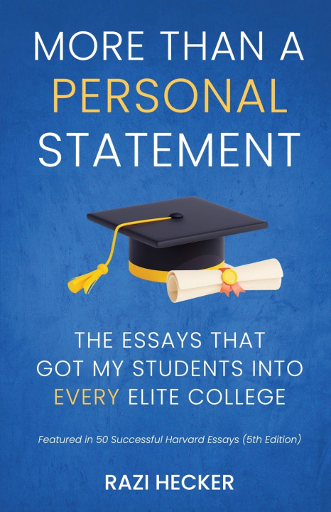 Livro MORE THAN A PERSONAL STATEMENT Razi Hecker