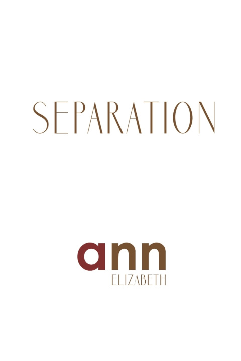 Livro Separation - Ann Elizabeth Ann Elizabeth